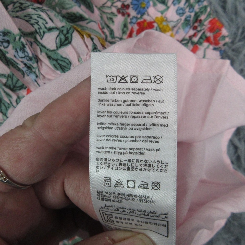 Joules Dress Baby Girls Newborn Peter Rabbit Flopsy Floral Party Long Sleeve NWT - Picture 9 of 12